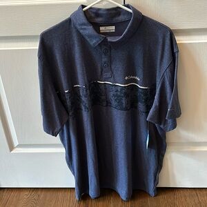 Columbia Cotton/Polyester Blend Polo - XL